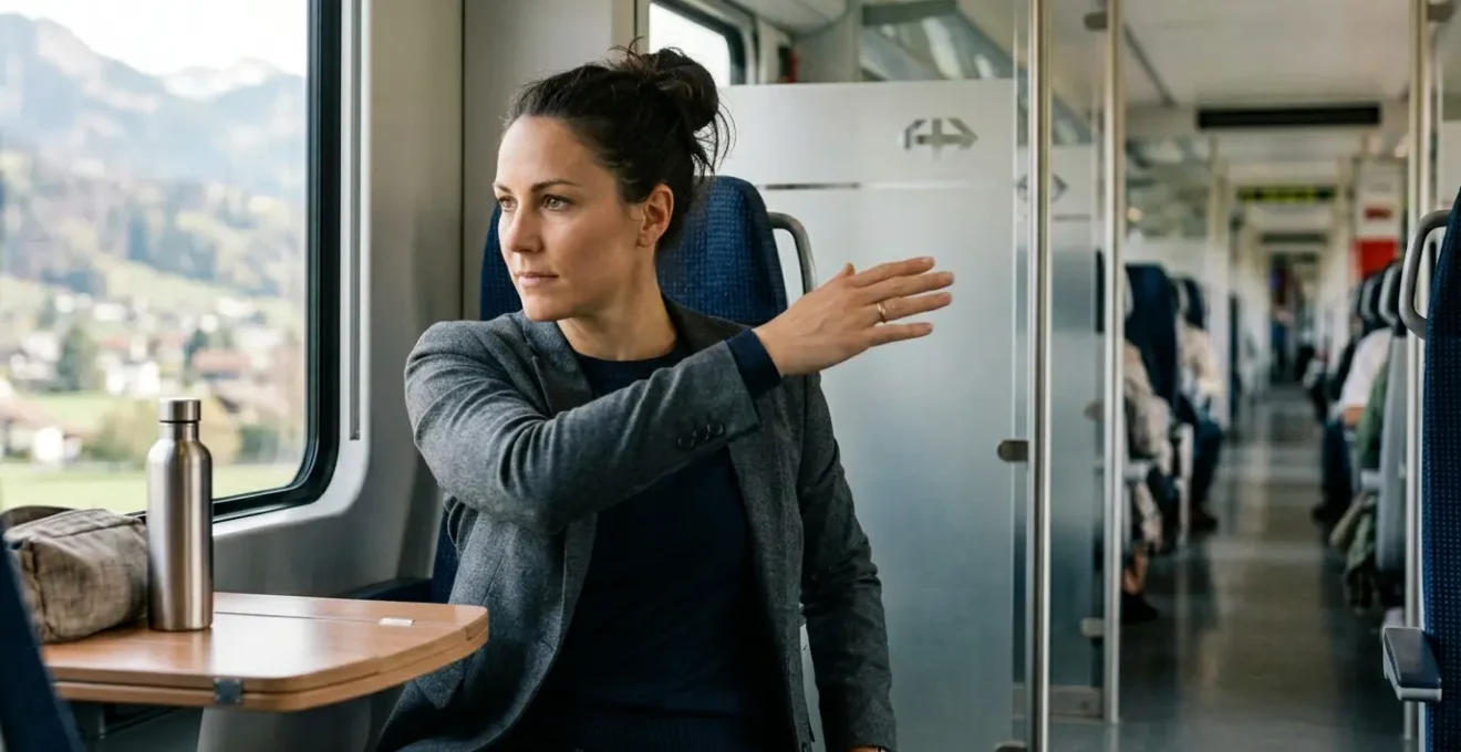 Handballeur effectuant des exercices préventifs dans un environnement urbain suisse moderne